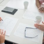 documents on the table