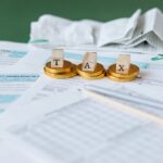 tax documents on the table
